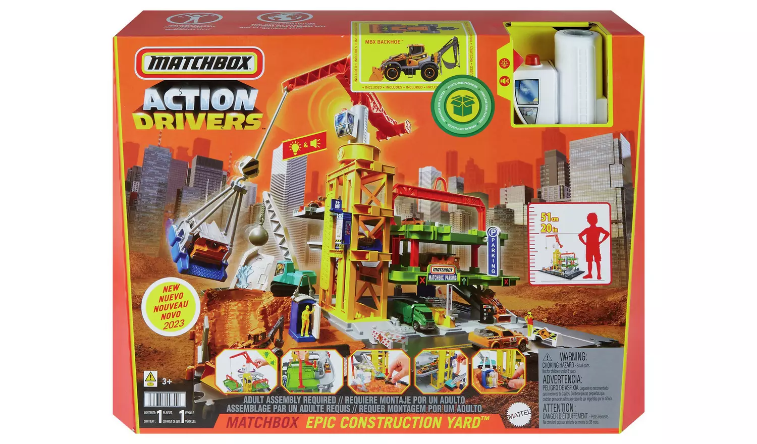 Matchbox Action Drivers Matchbox Construction Yard Playset