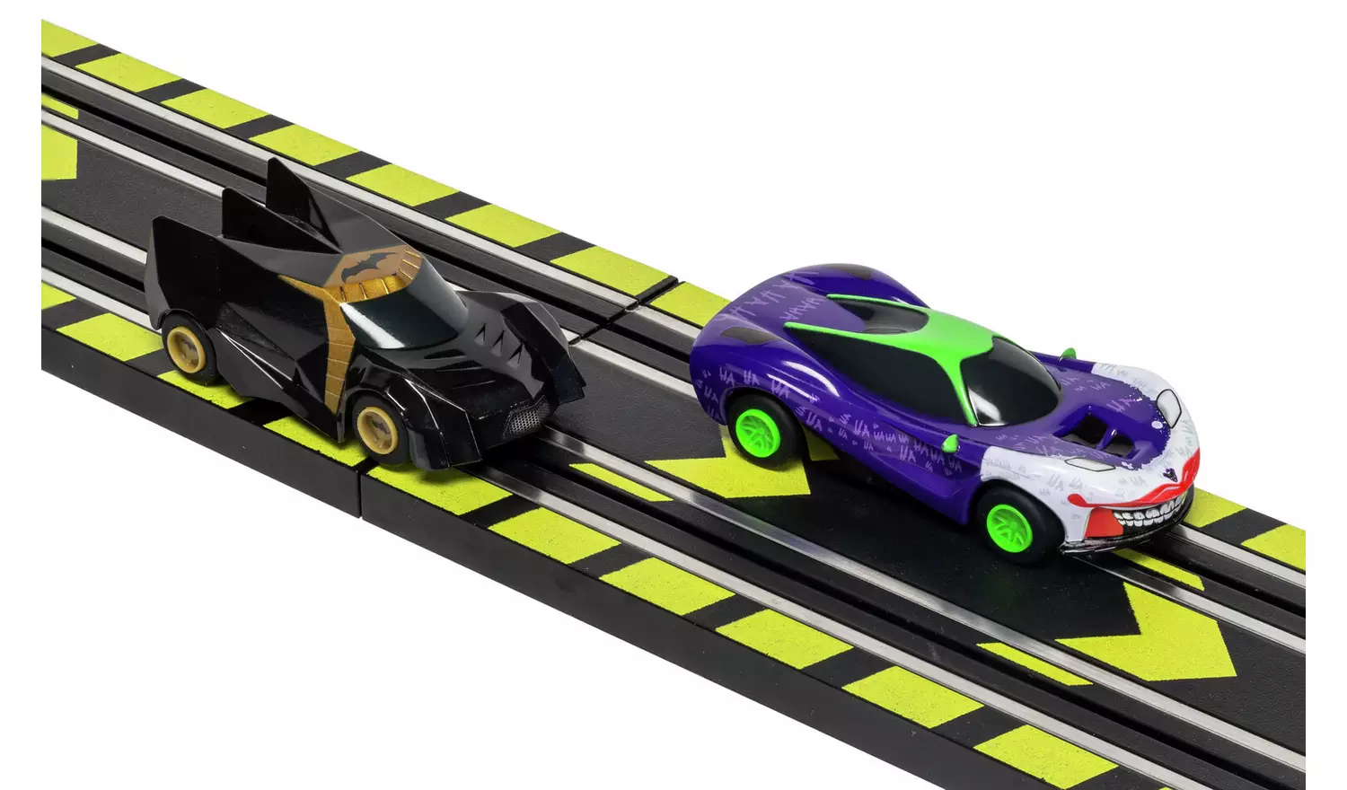 Micro Scalextric 1:64 Batman vs Joker Car Track Set