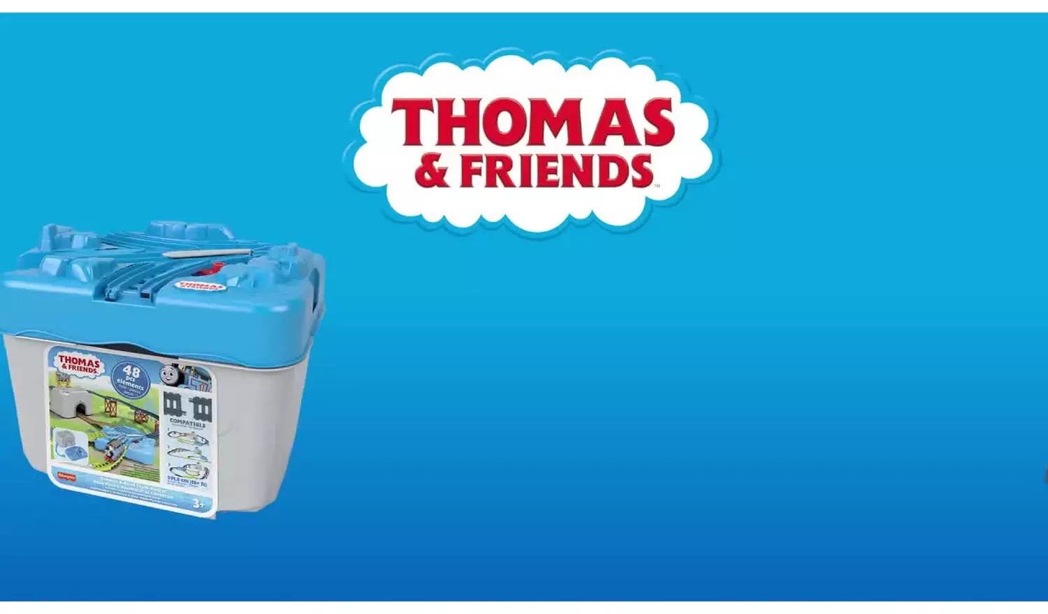 Thomas & Friends Connect & Build Train Track Bucket Set