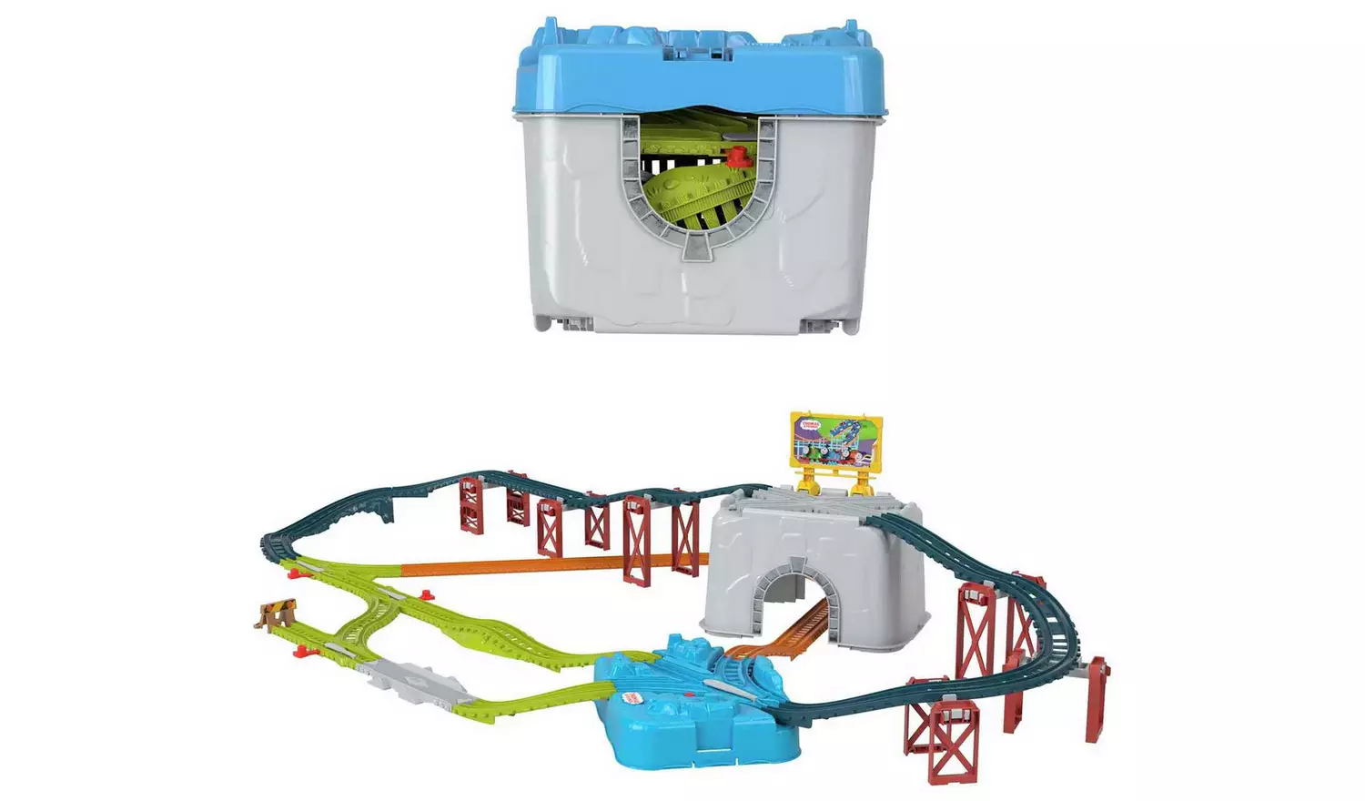 Thomas & Friends Connect & Build Train Track Bucket Set