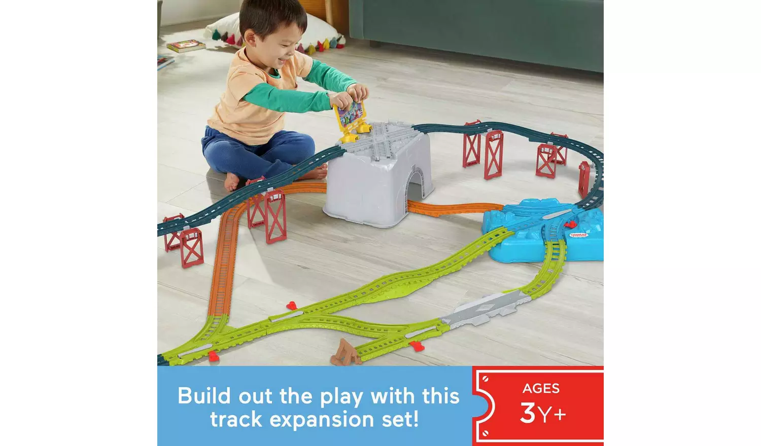 Thomas & Friends Connect & Build Train Track Bucket Set