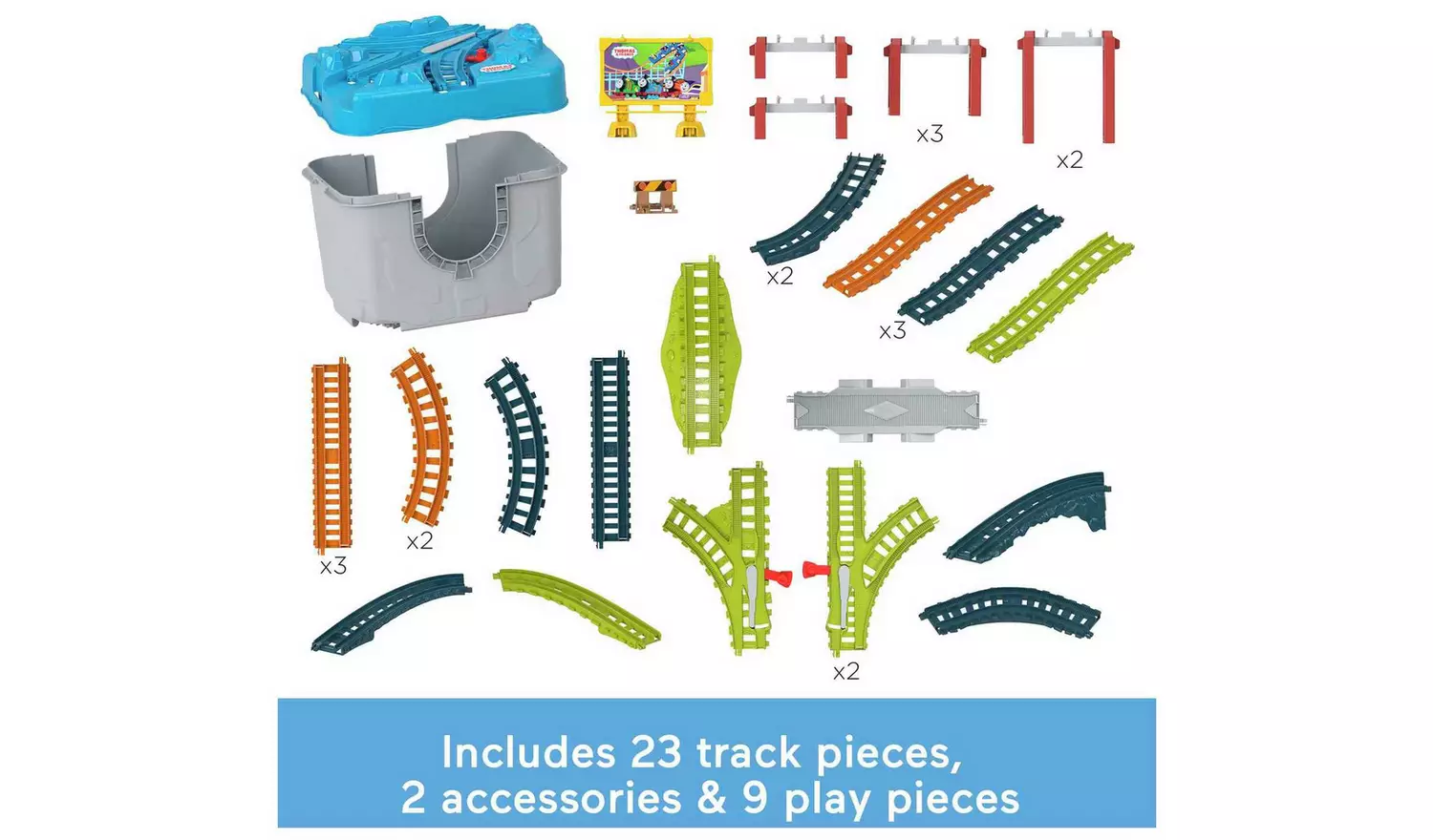 Thomas & Friends Connect & Build Train Track Bucket Set
