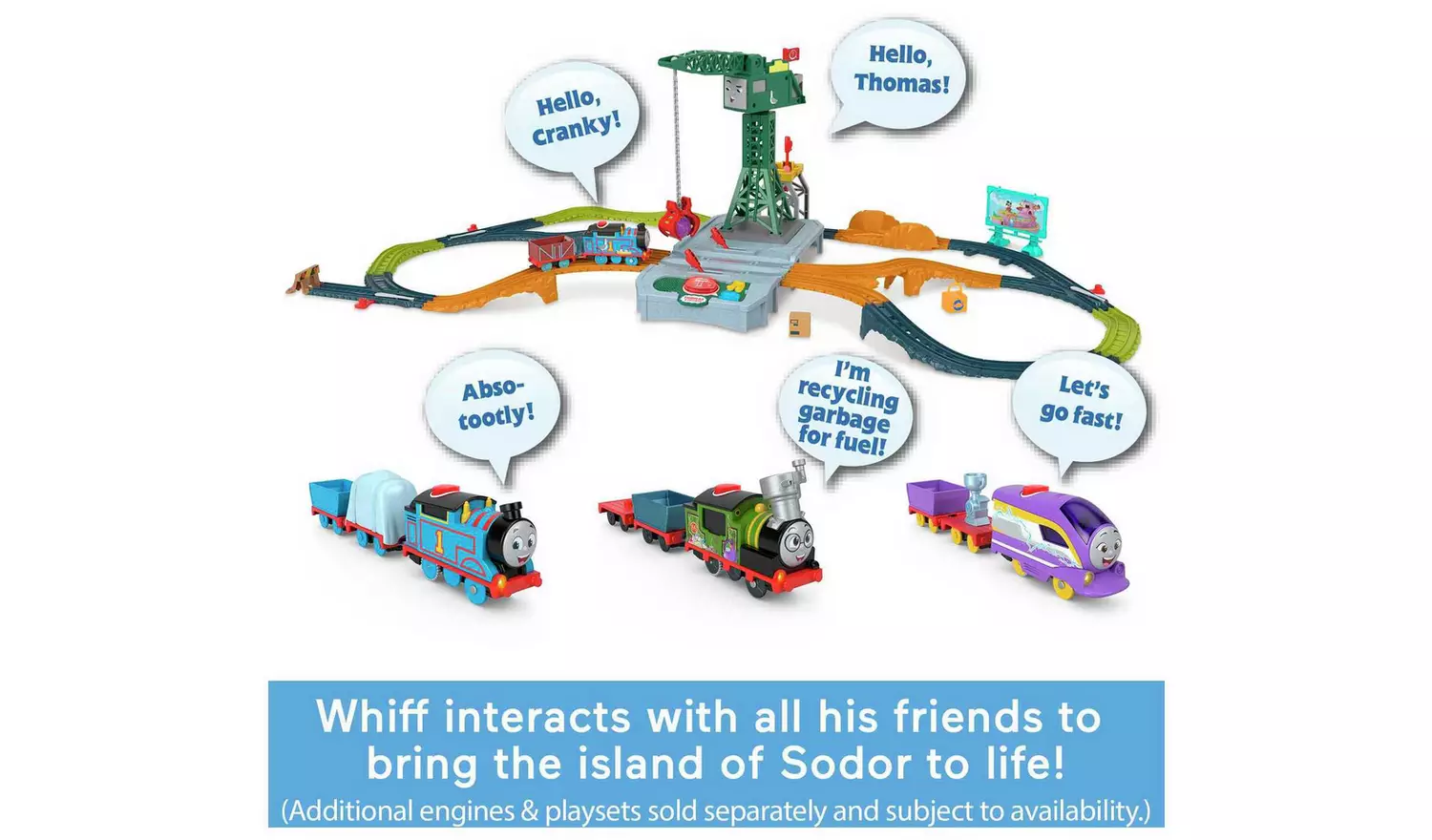 Thomas & Friends Talking Motorised Whiff Train Engine Toy