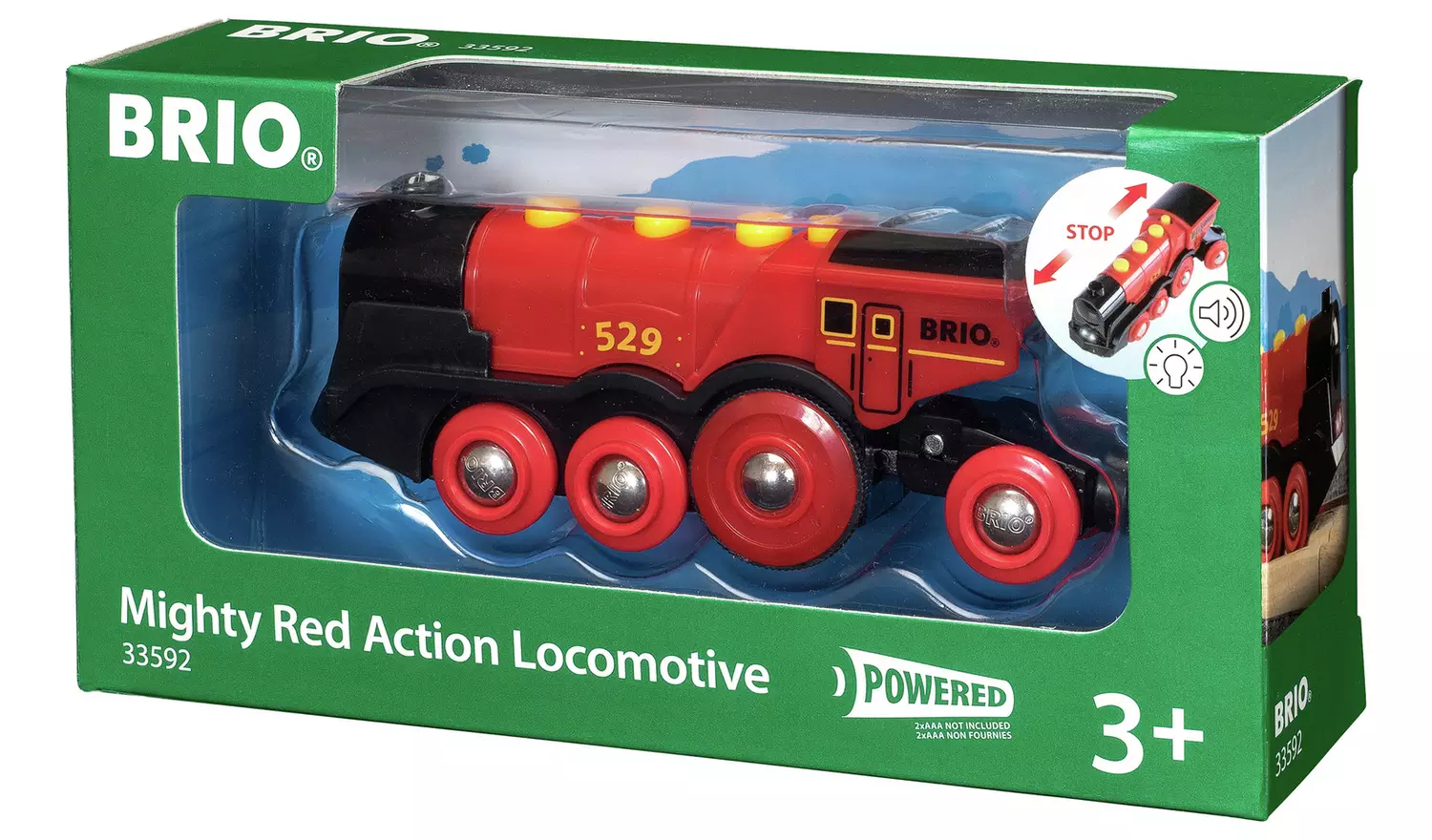 Brio Red Action Locomotive