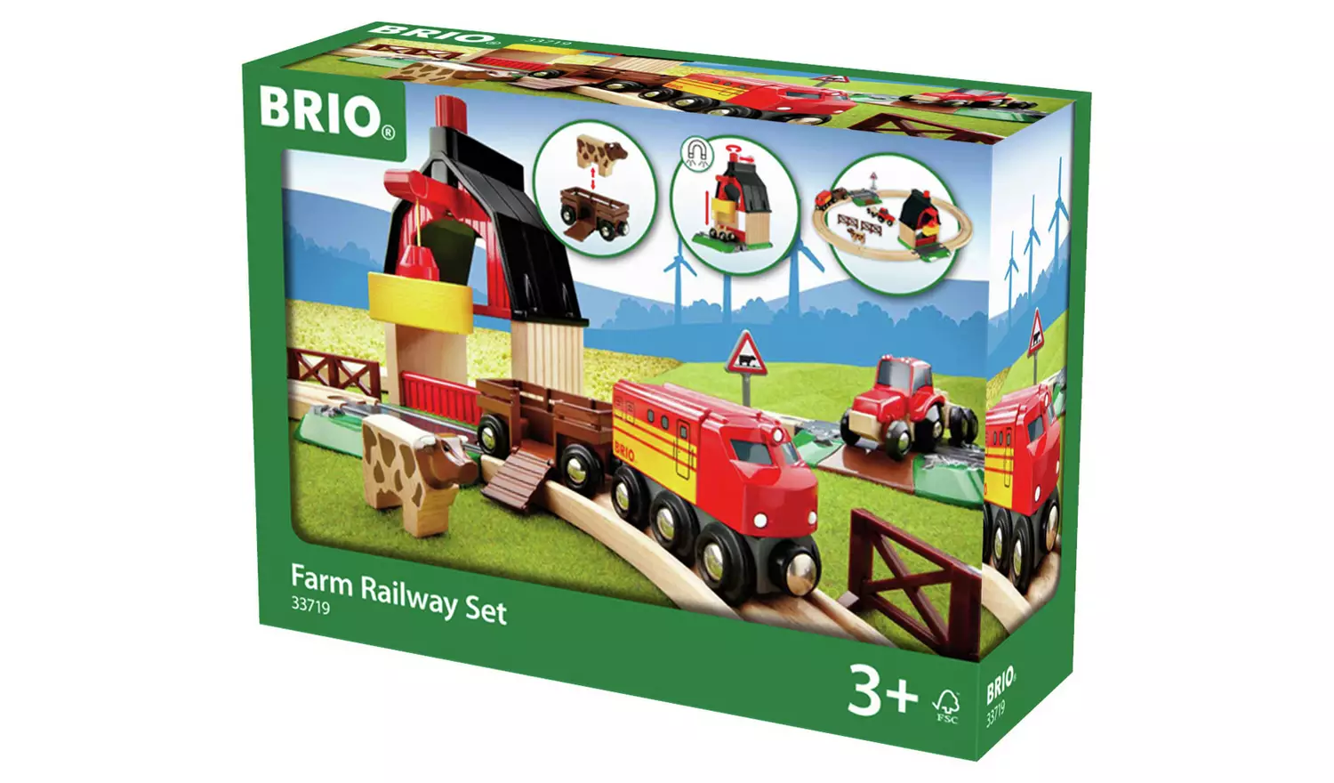 Brio Farm Railway Set