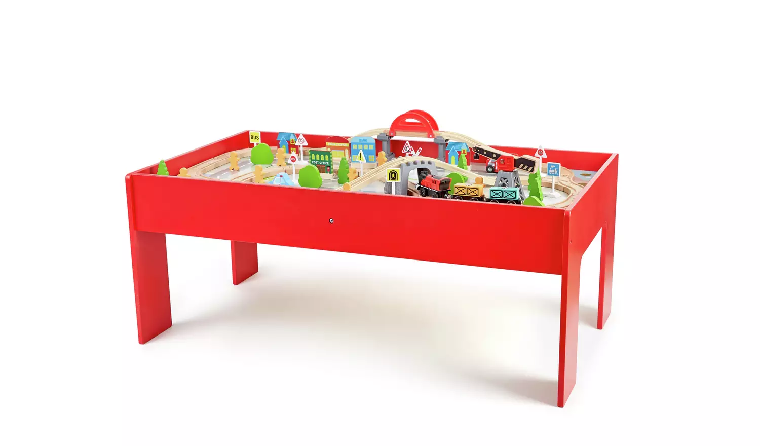 Chad Valley Battery Powered Train and Table - 90 Piece Set