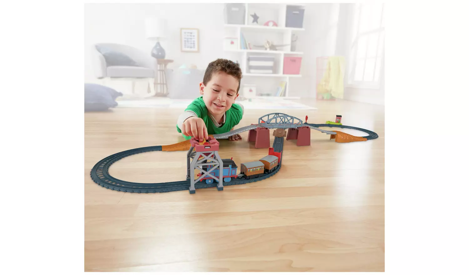 Thomas & Friends 3-in-1 Package Pickup Track Set