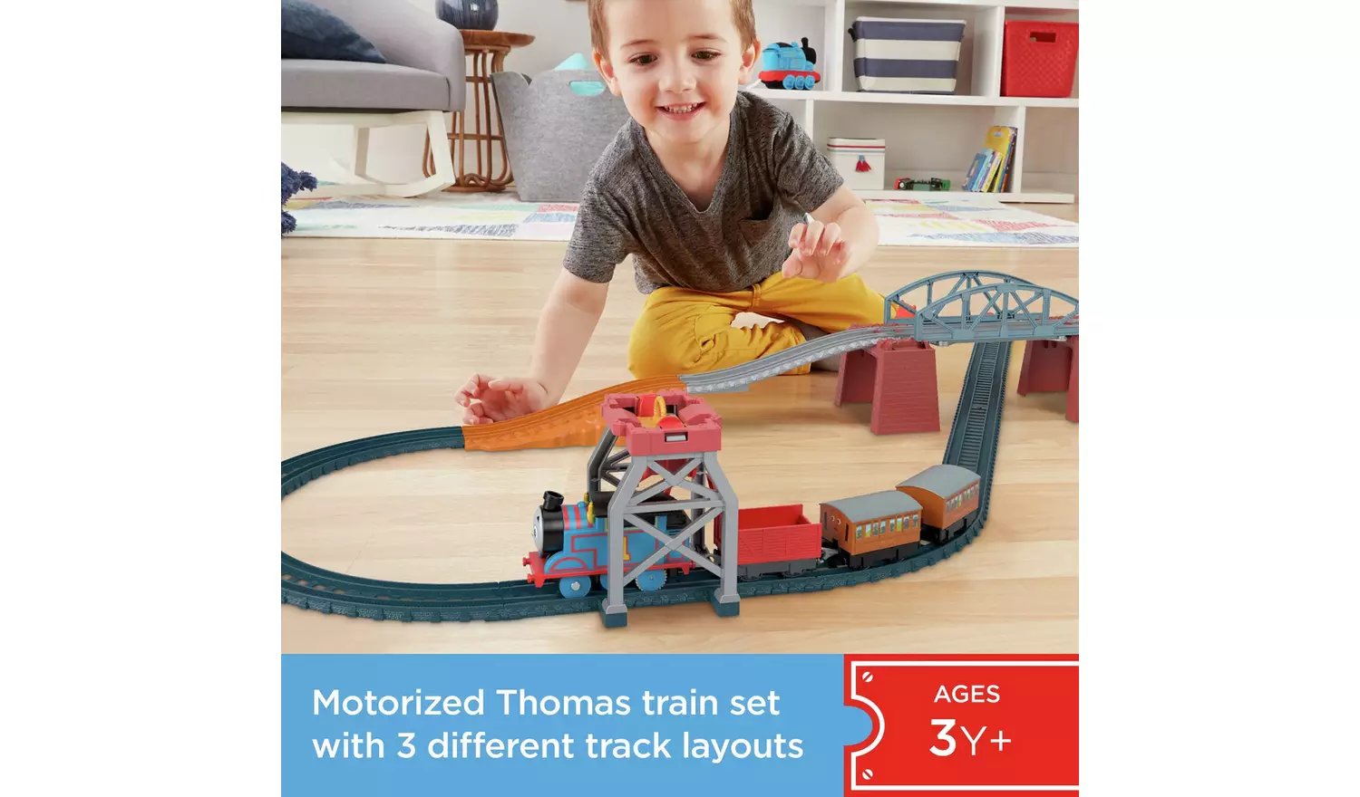 Thomas & Friends 3-in-1 Package Pickup Track Set