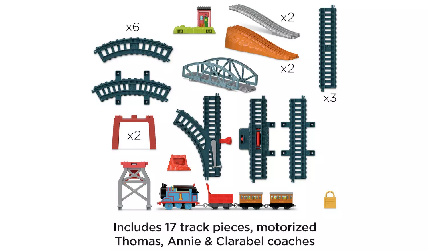 Thomas & Friends 3-in-1 Package Pickup Track Set