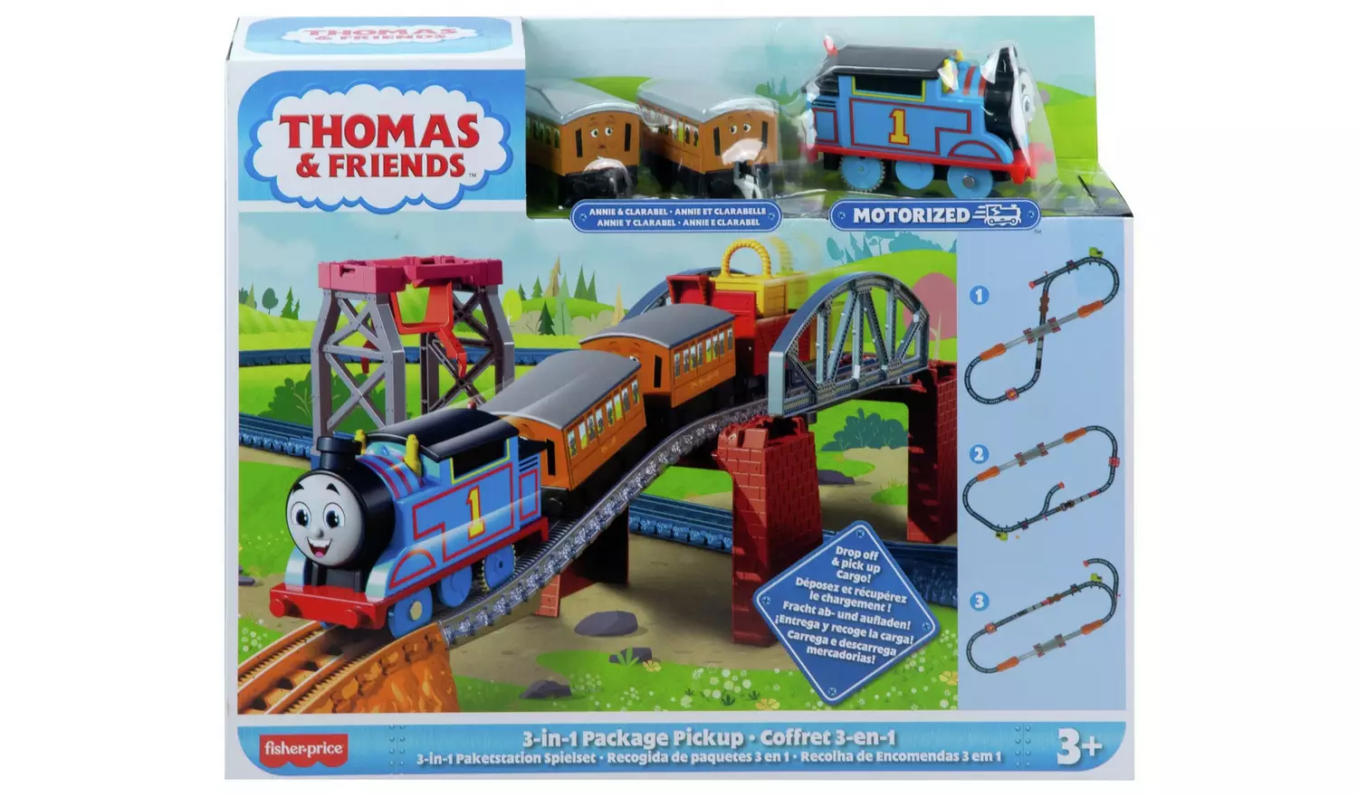 Thomas & Friends 3-in-1 Package Pickup Track Set