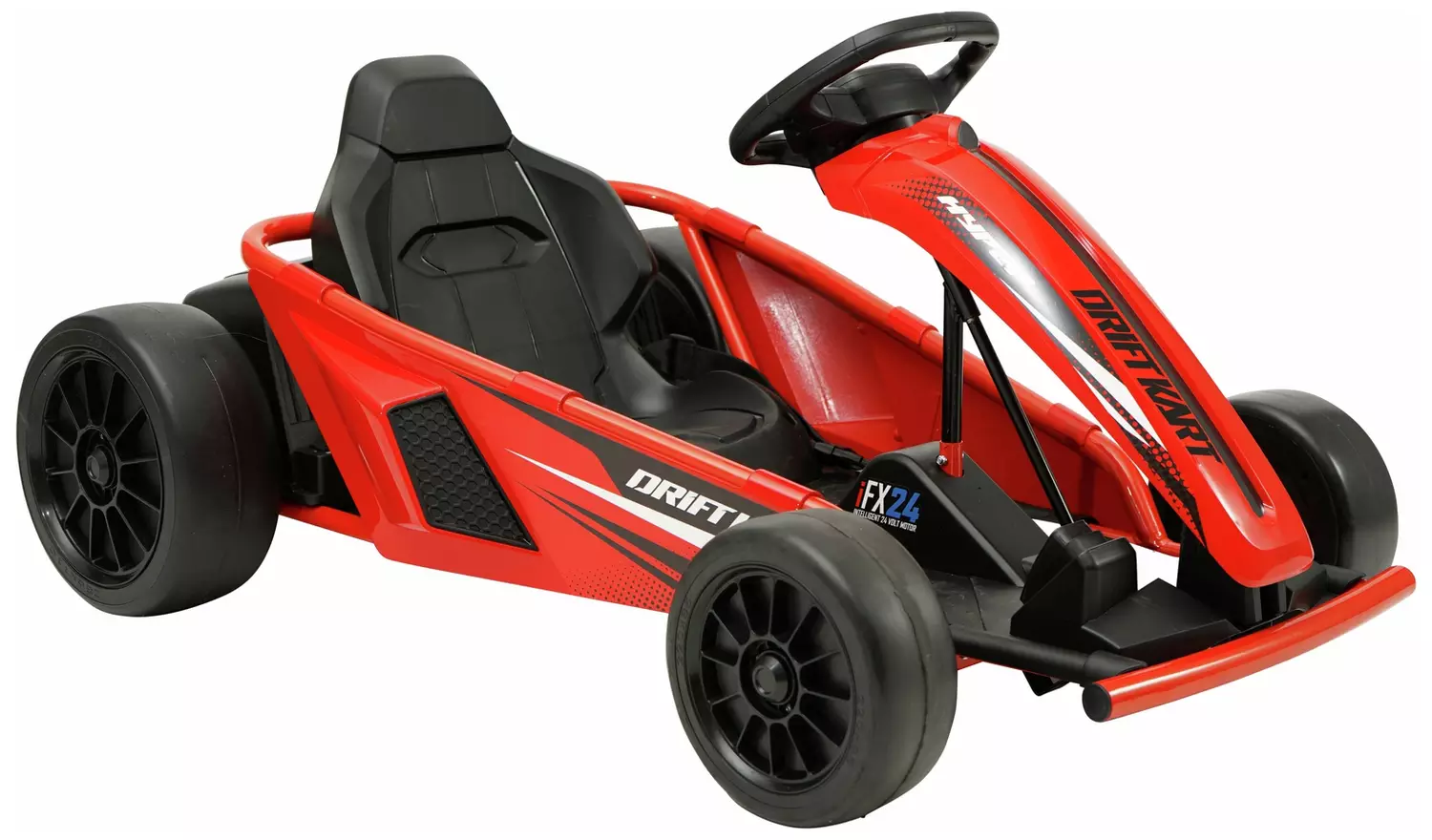 Hyper Drift Go Kart 24V Electric Ride On - Red