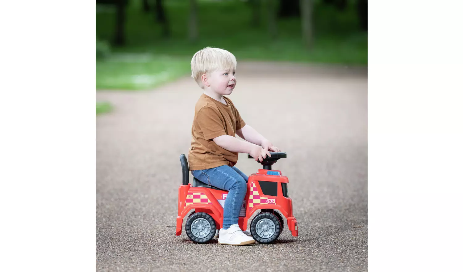 EVO Foot To Floor Fire Engine Ride On