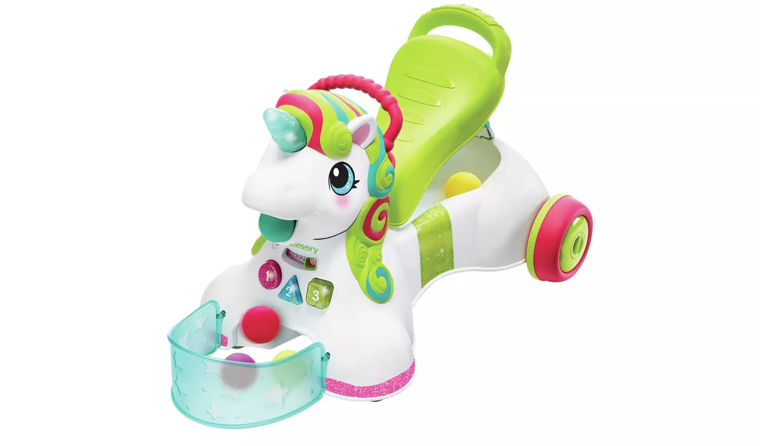 Infantino 3-in-1 Sit, Walk & Ride Unicorn