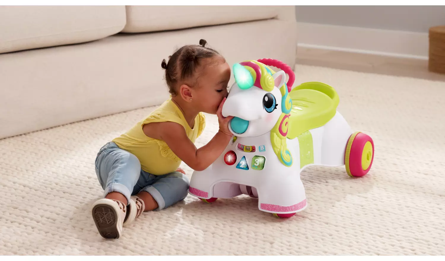 Infantino 3-in-1 Sit, Walk & Ride Unicorn