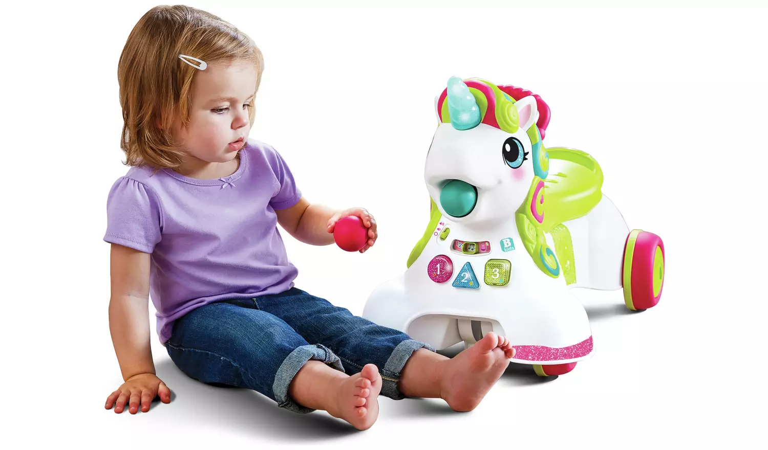 Infantino 3-in-1 Sit, Walk & Ride Unicorn