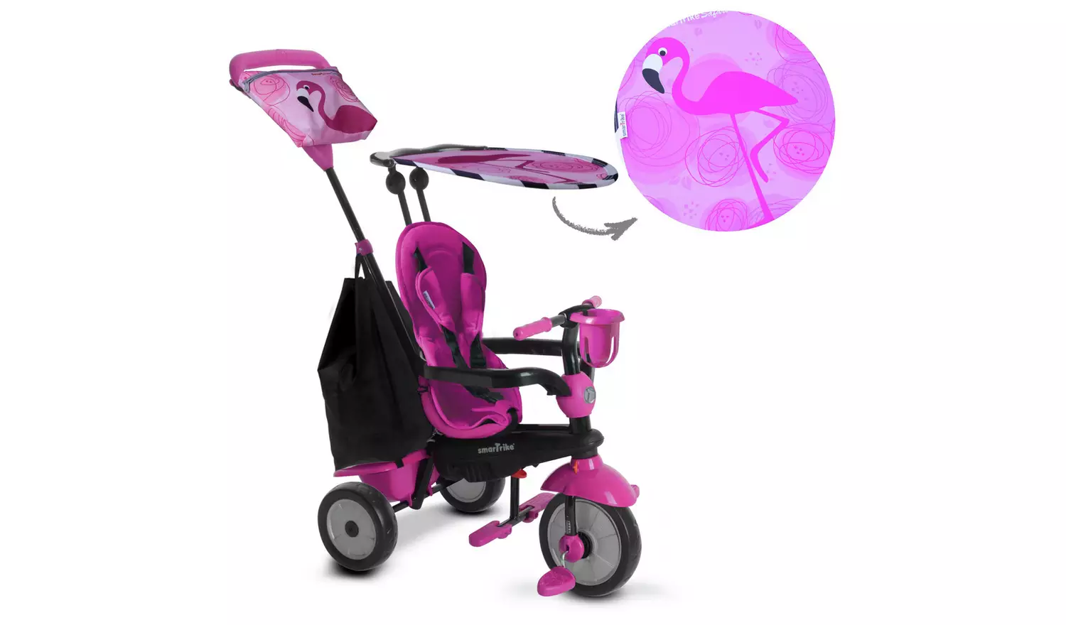 SmarTrike Safari Premium 4-in-1 Toddler Trike - Pink