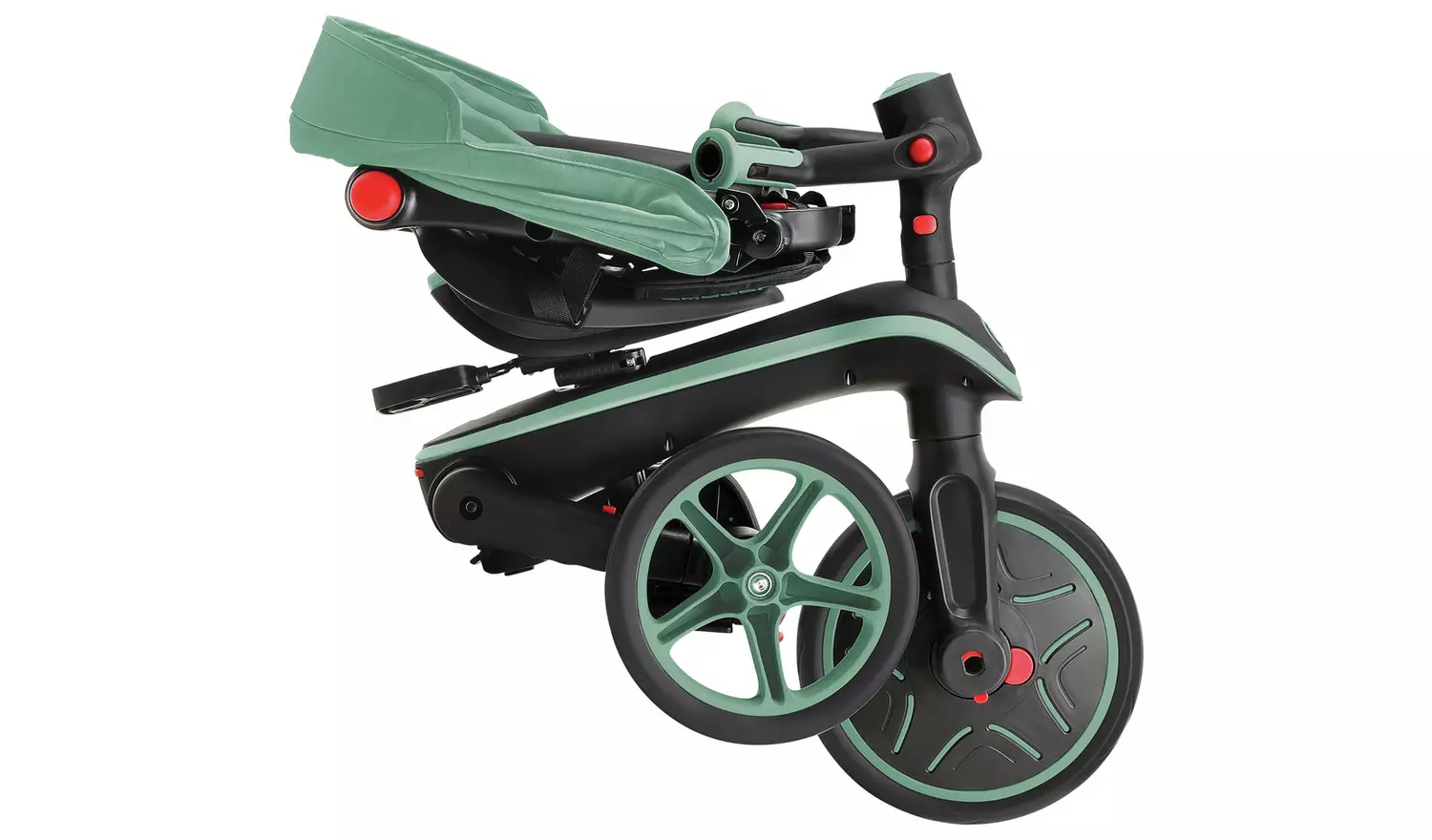 Globber 4-in-1 Explorer Foldable Trike - Olive Green