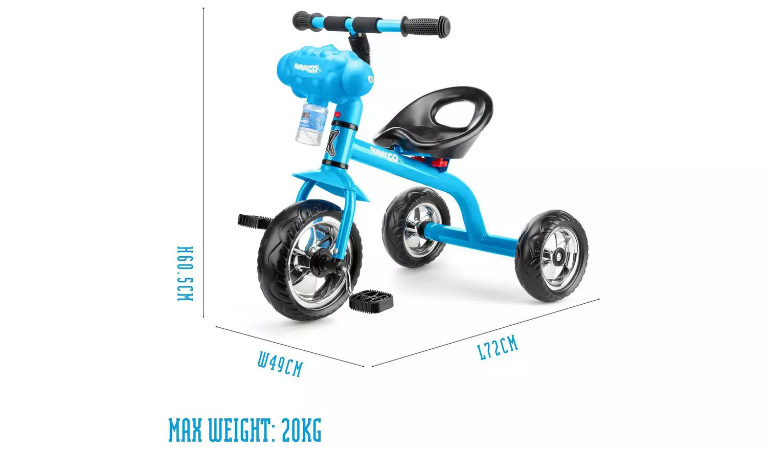 Xootz Bubble Go Trike - Blue