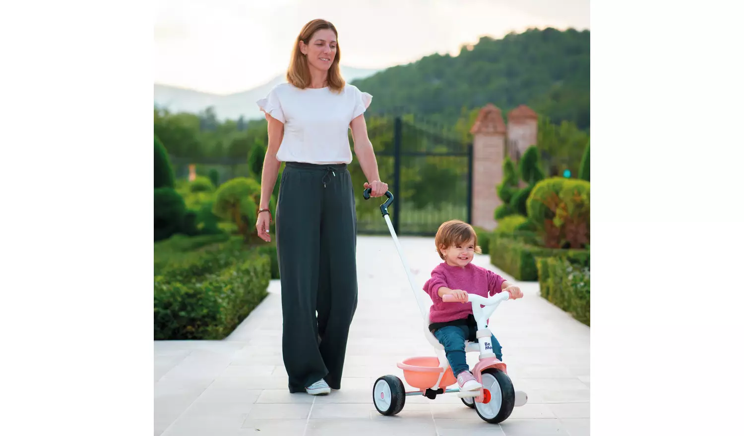 Smoby 2-in-1 Tricycle - Pink