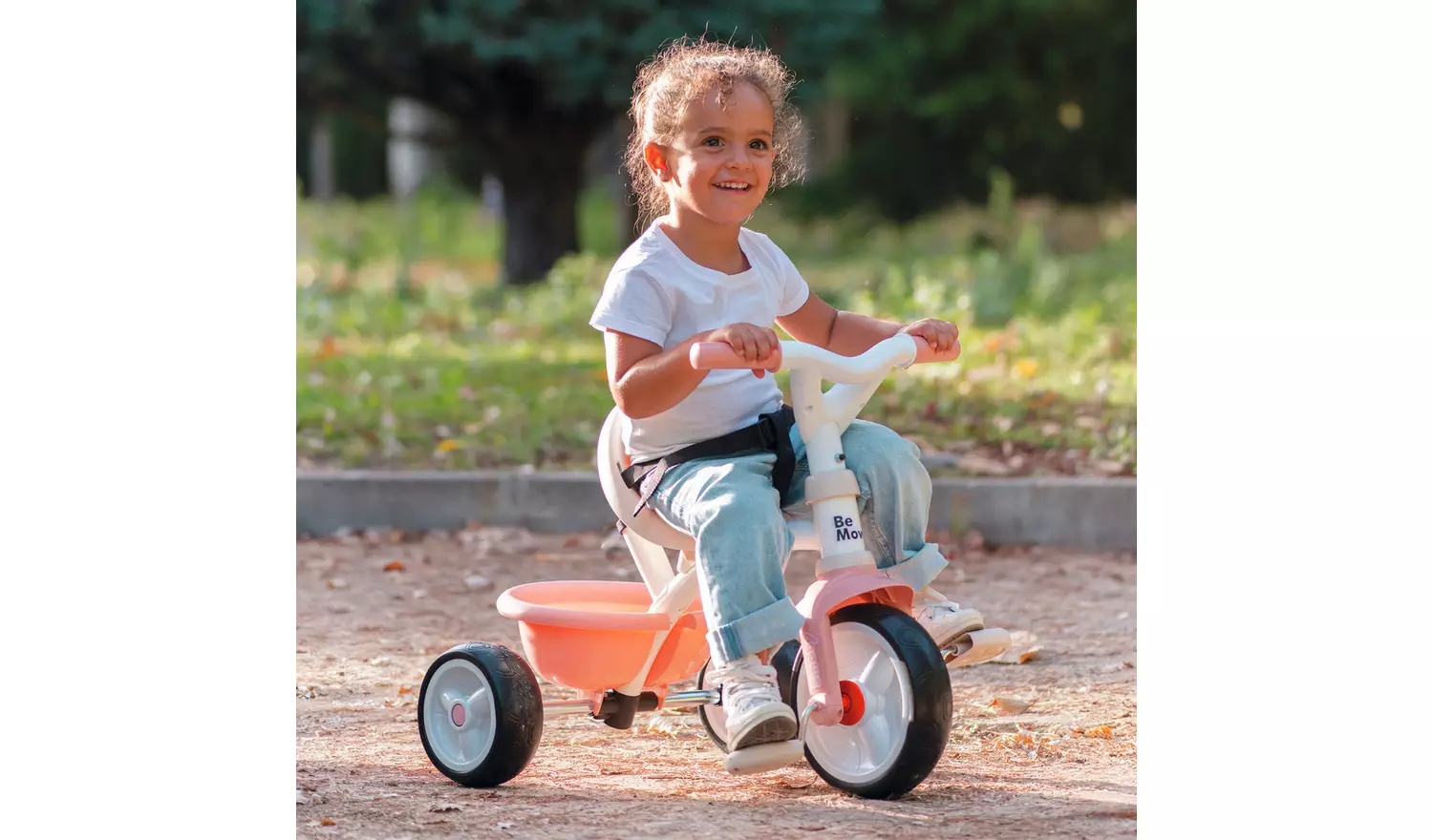 Smoby 2-in-1 Tricycle - Pink