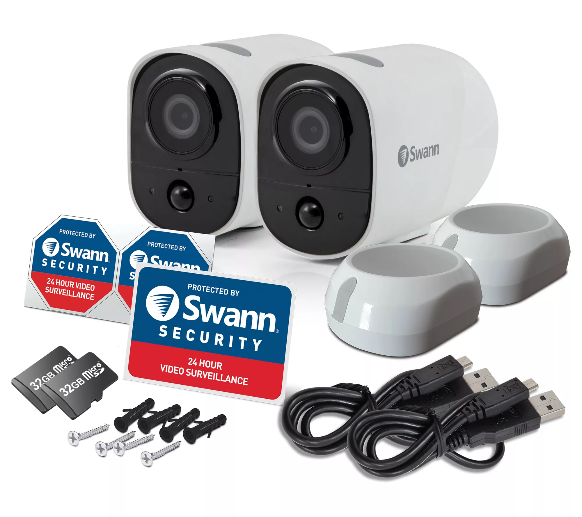 Swann Set of 2 Xtreem Wireless Security Cameras