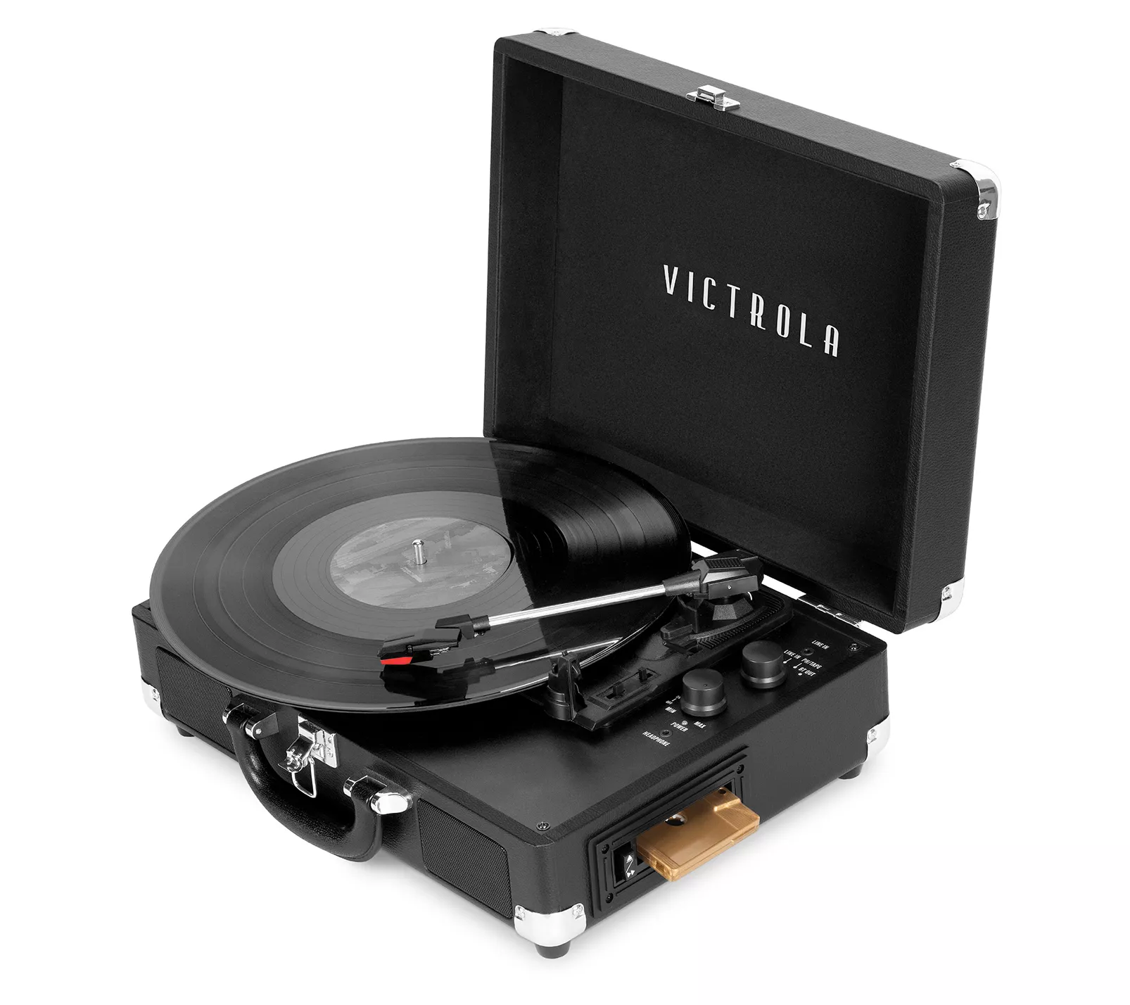 Victrola Journey+ Cassette Bluetooth Suitcase Record Player