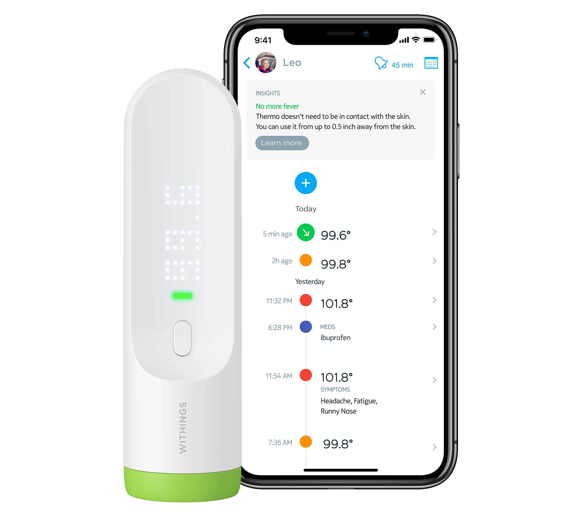 Withings Smart Temporal Thermometer