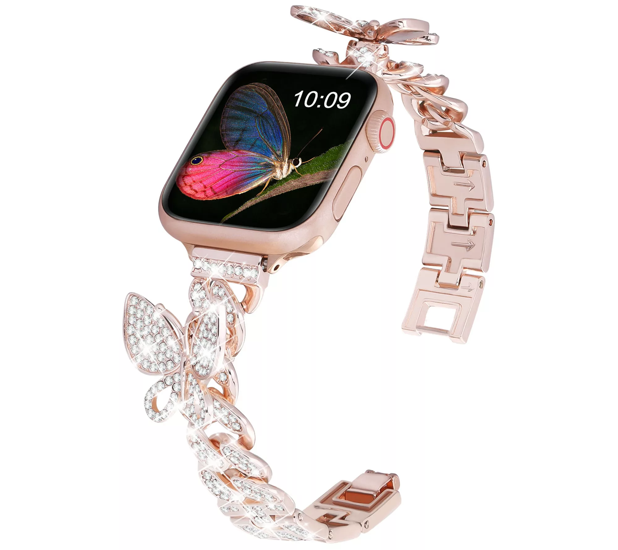 WorryFree Gagdets Apple Watch 40mm Metal Band w/ Butterfly