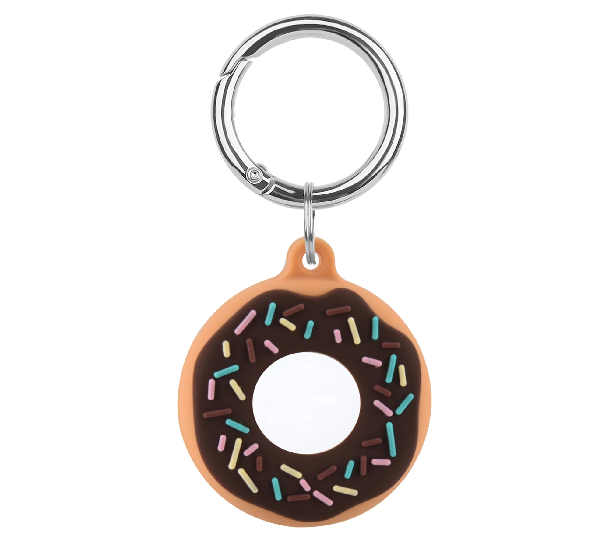 WorryFree Gadgets Apple AirTag Donut Silicone C ase