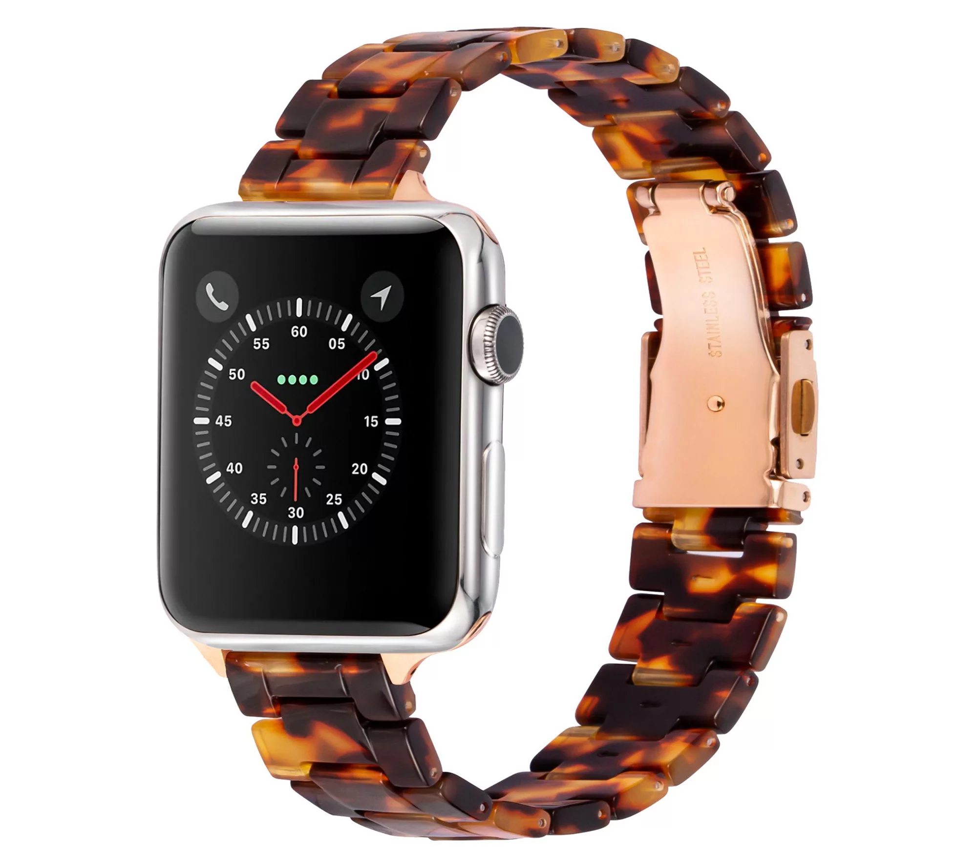 WorryFree Gadgets Apple Watch 45mm Resin Band w/ Buckle