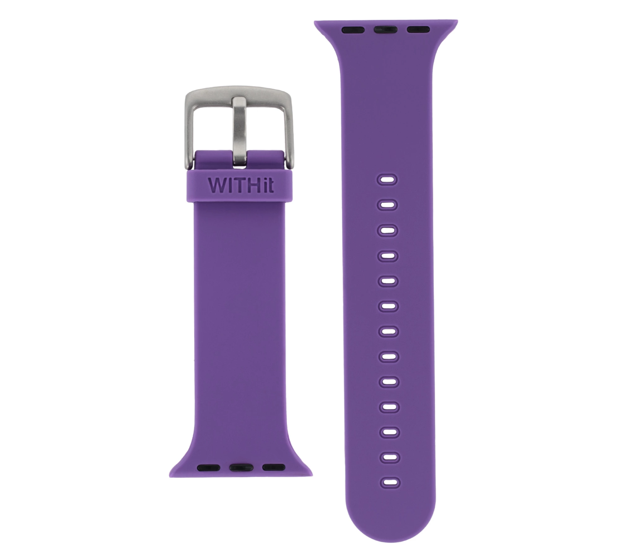 WITHit Smooth Silicone Keeperless Band for Apple Watch 38/40/4