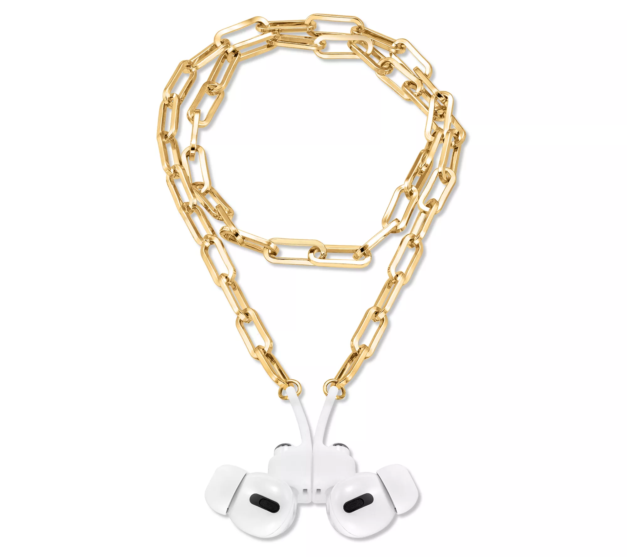 WITHit Magnetic Chain Link Necklace with for Apple AirPods