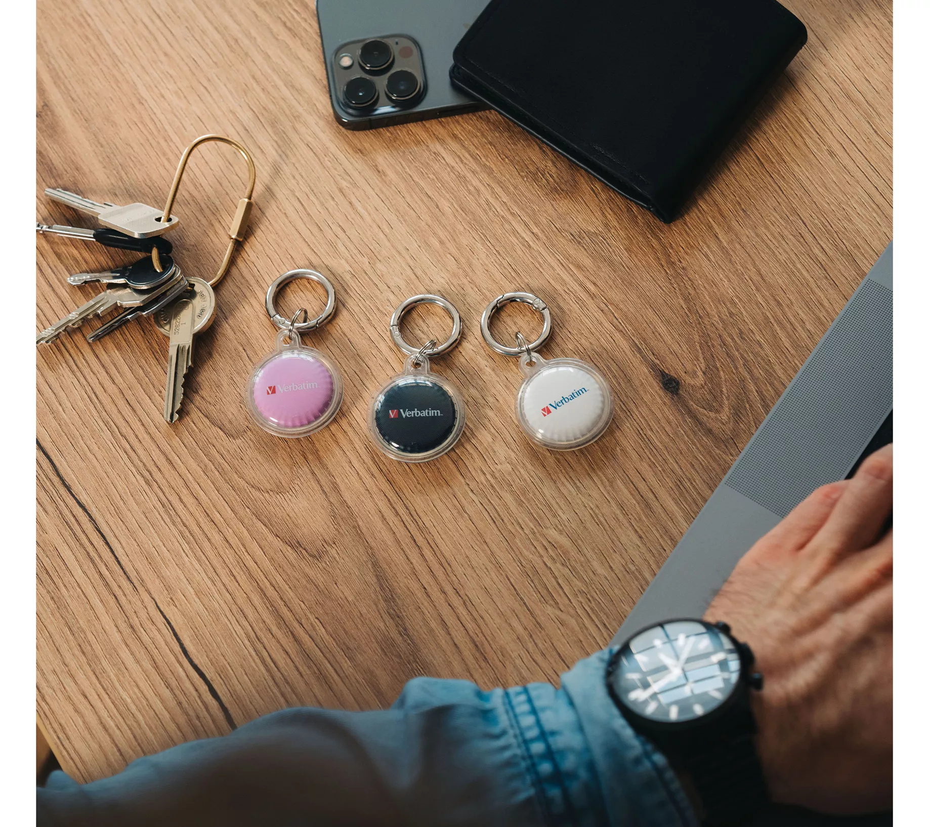 Verbatim My Finder Bluetooth Coin Tracker Set of 3