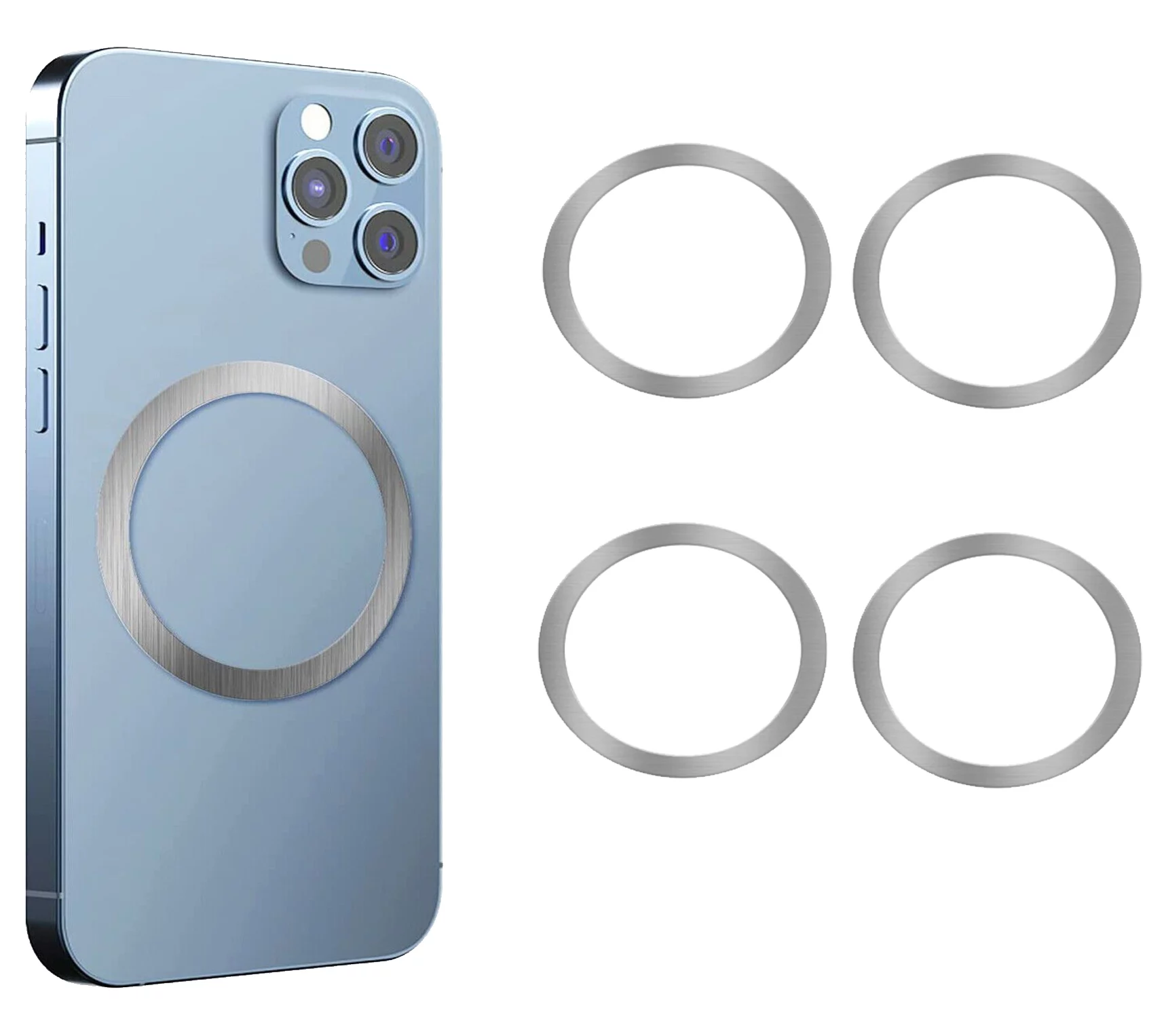 5-Pack Magnetic Ring Stickers for MagSafe Compatibility