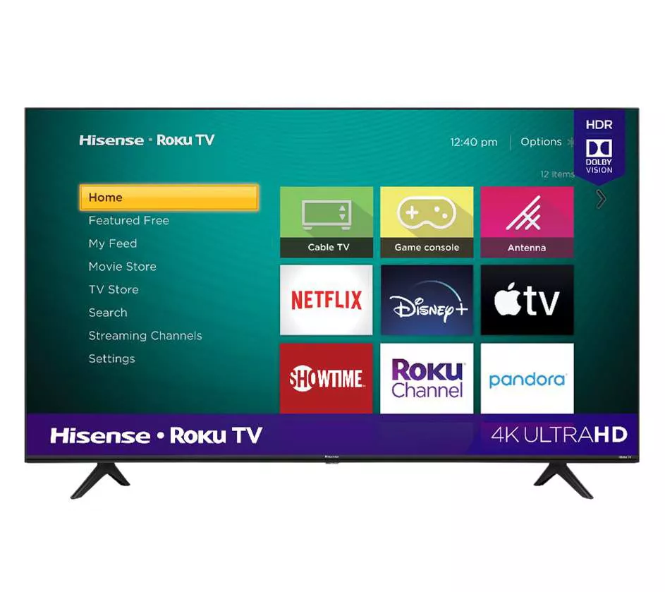 Hisense 50" 4K R6 Series Ultra HD Roku Smart TV