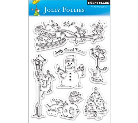 Penny Black Clear Stamp - Jolly Follies