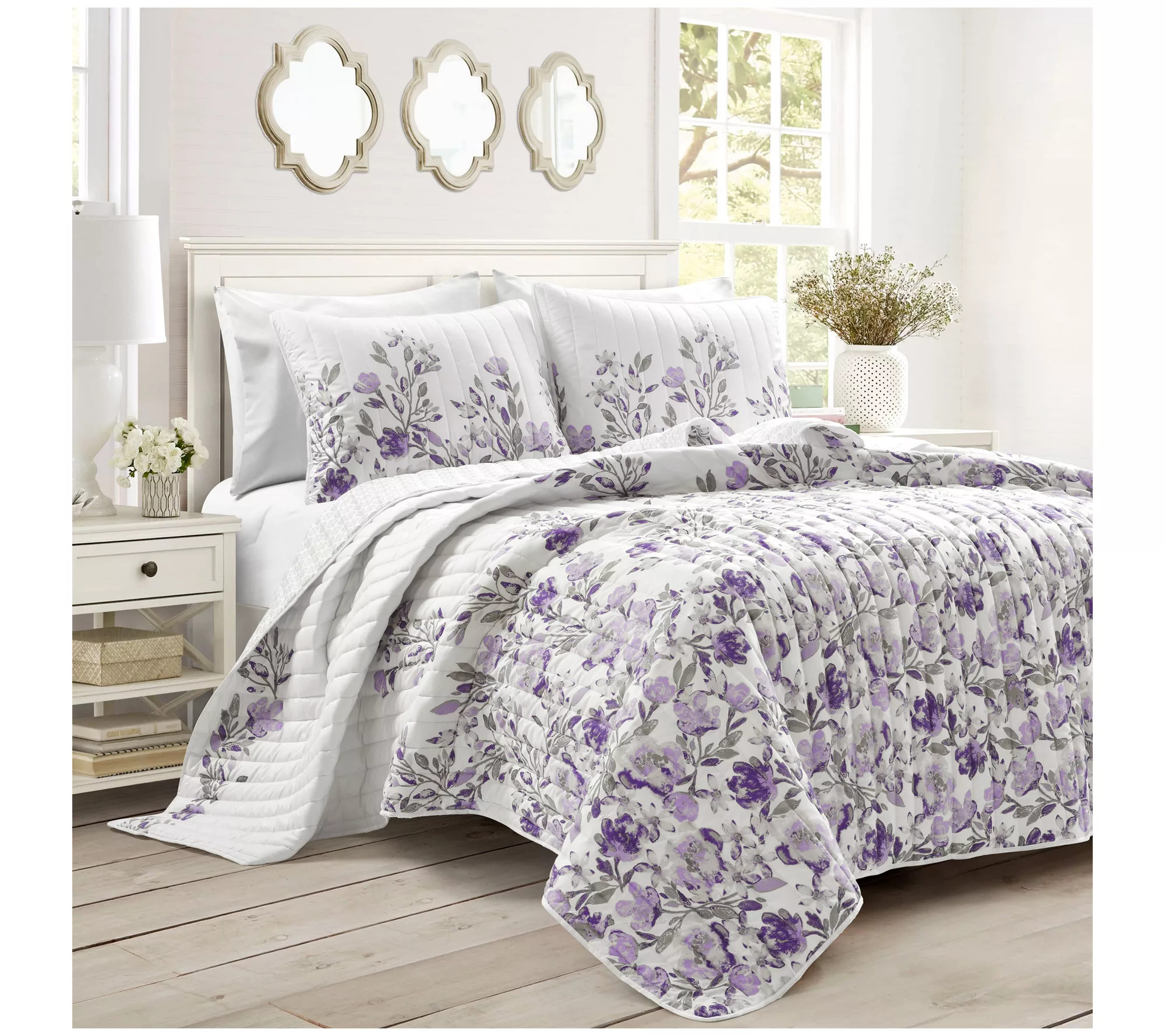 Lush Decor Tanisha 3 PC KG Quilt