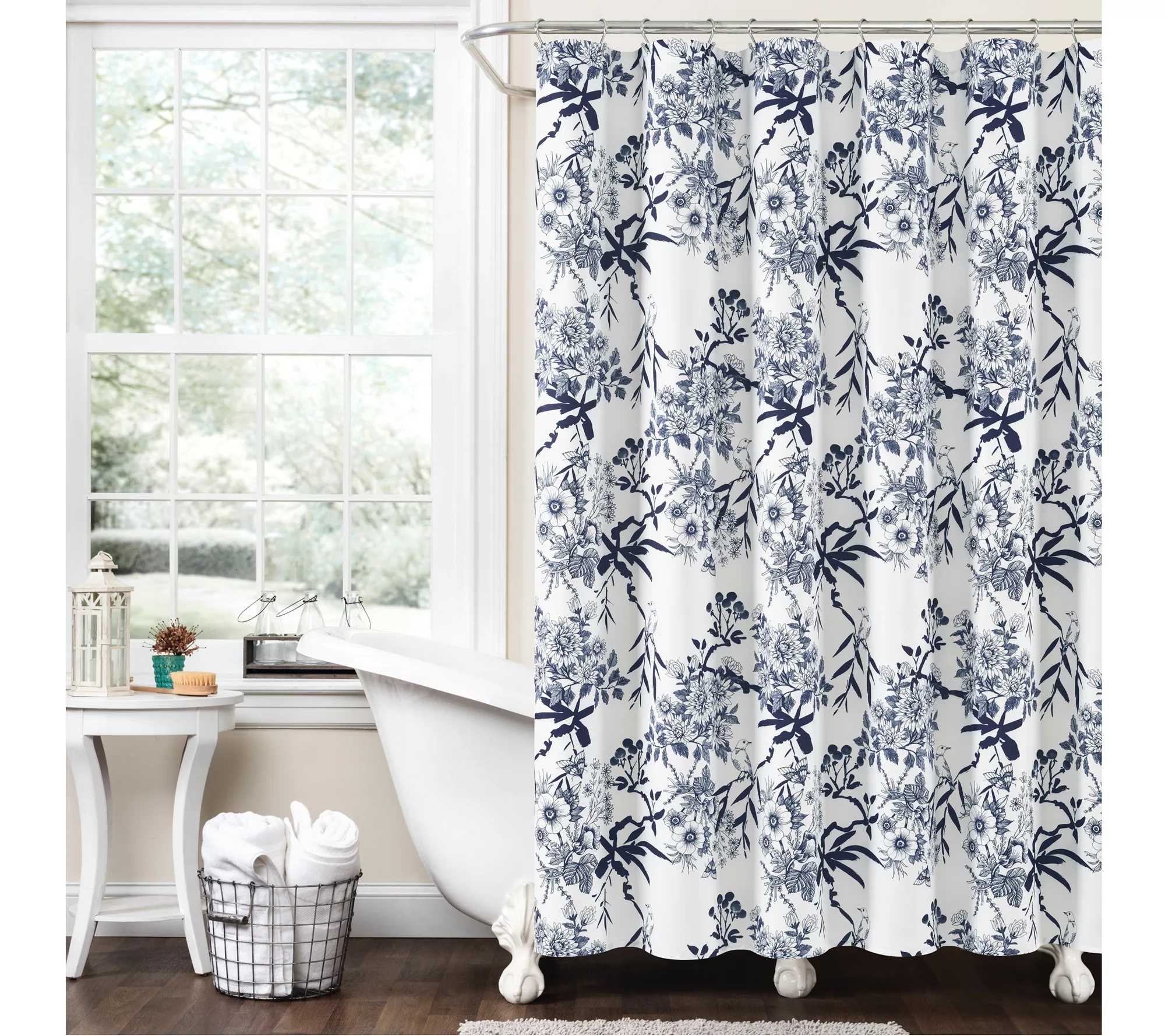 Botanical Garden Shower Curtain 72" x 72" by Lush Decor