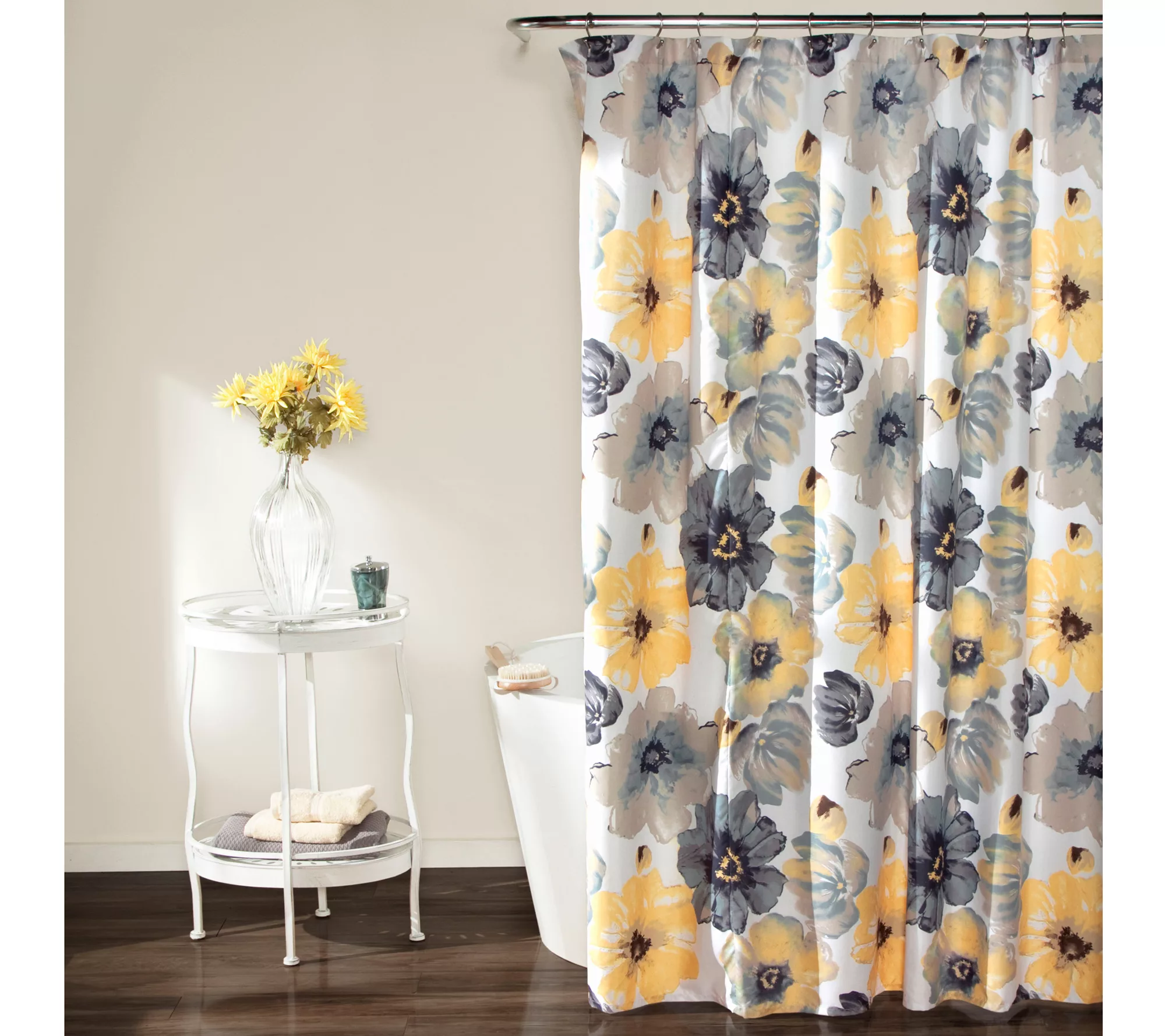 Leah Shower Curtain 72" x 84" by Lush Decor