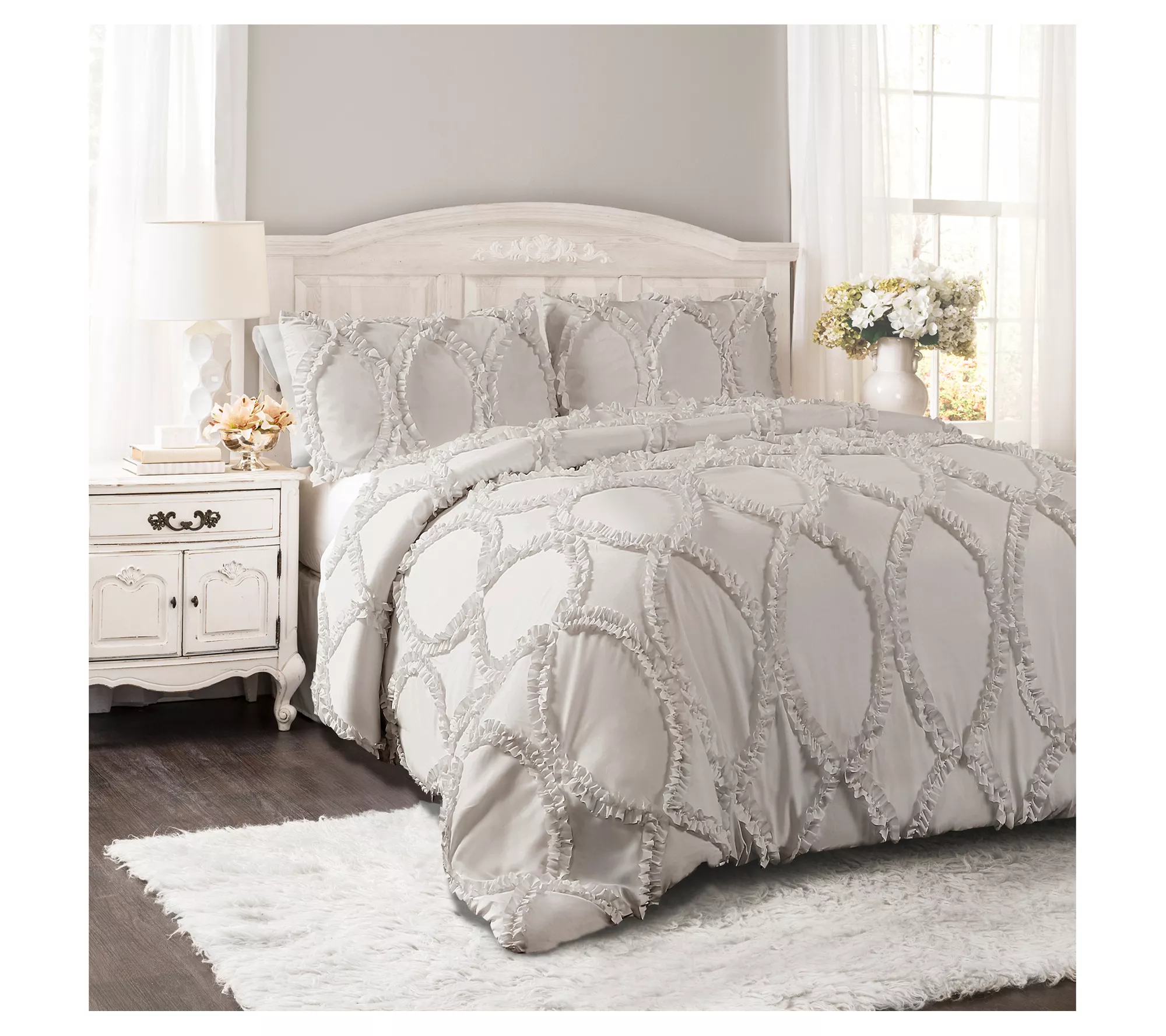 Avon 3-Piece King Comforter Set by Lush Decor