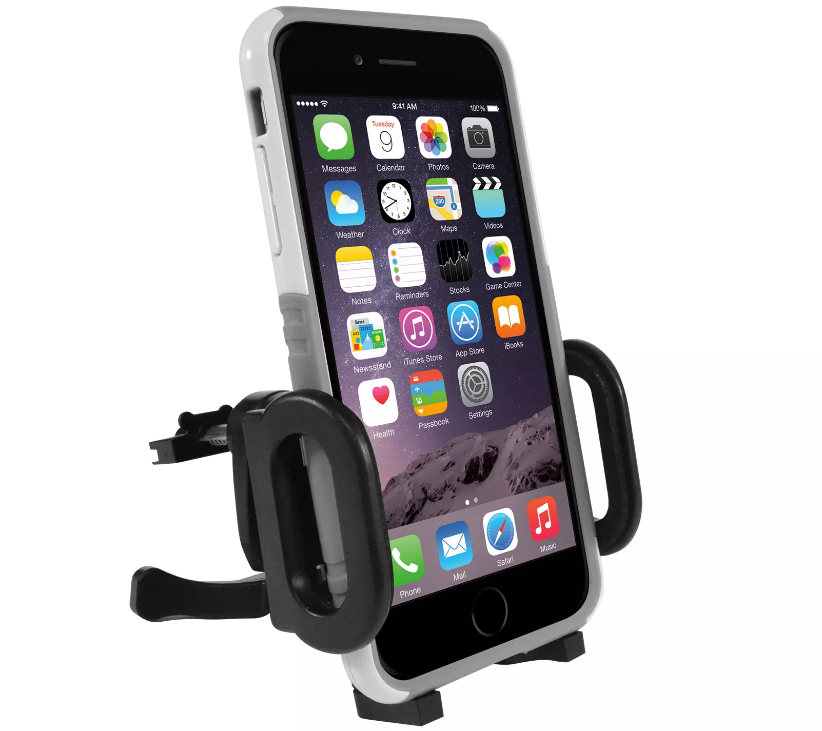 Adjustable Car Vent Holder Mount for iPhone/smartphone