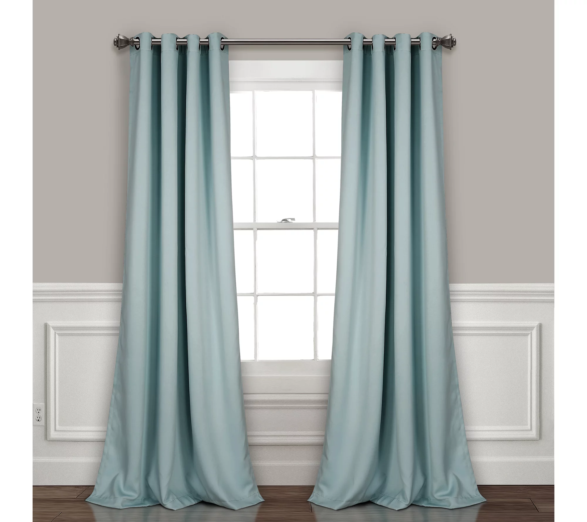 Grommet Blackout 52" x 84" Window Curtains by Lush Decor