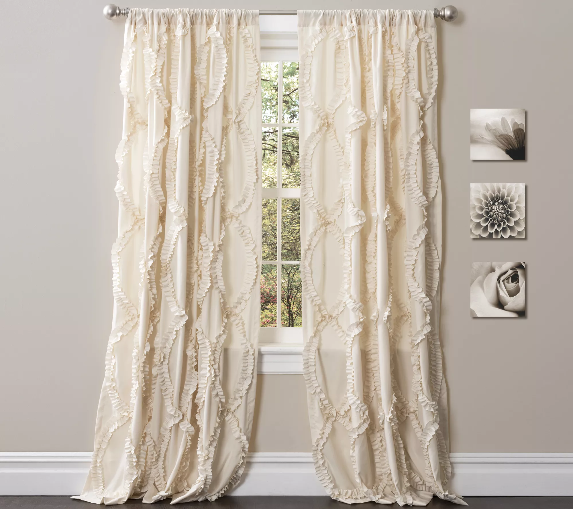 Avon Single 54"x84" Window Curtain by Lush Decor