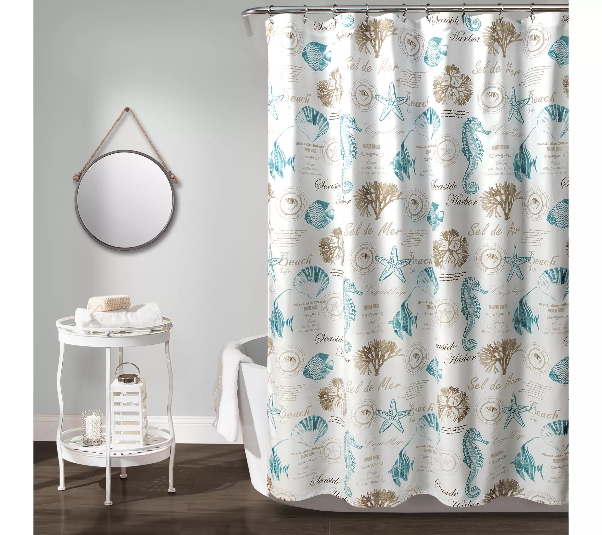 Harbor Life 72" x 72" Shower Curtain by Lush Decor