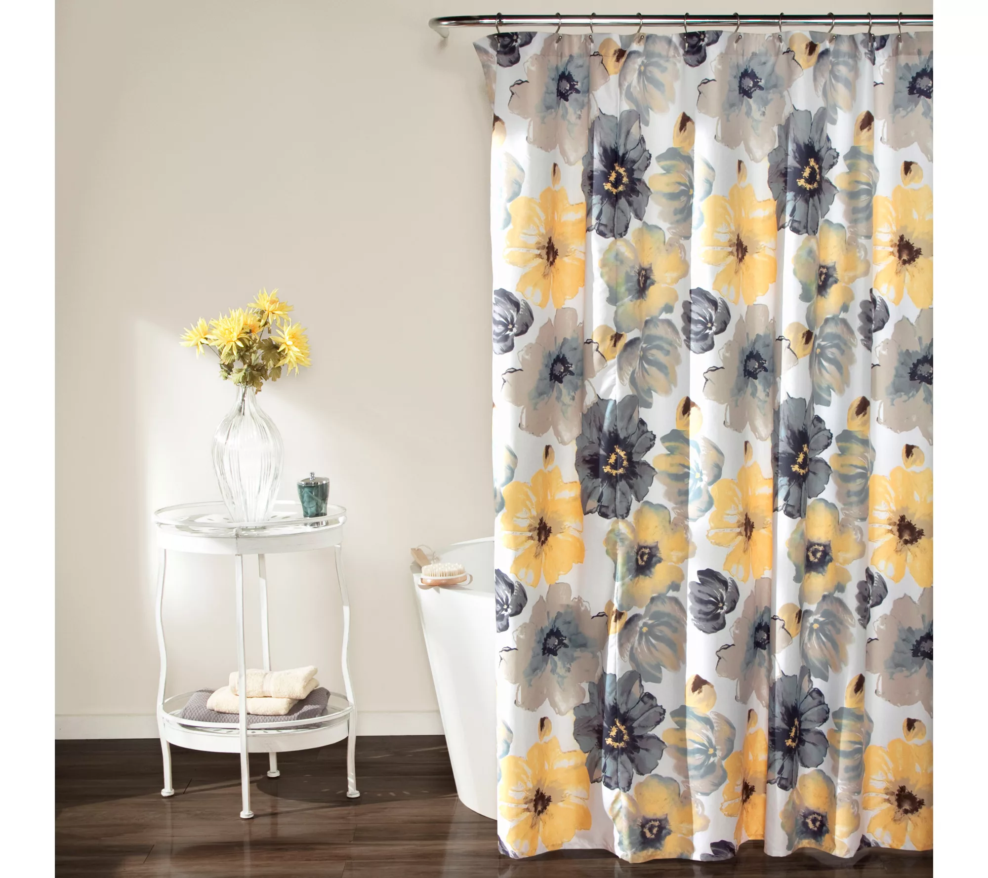 Leah 72" x 72" Shower Curtain by Lush Decor