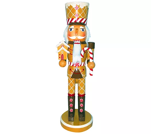 14" Gingerbread Soldier Nutcracker by Santa's Workshop