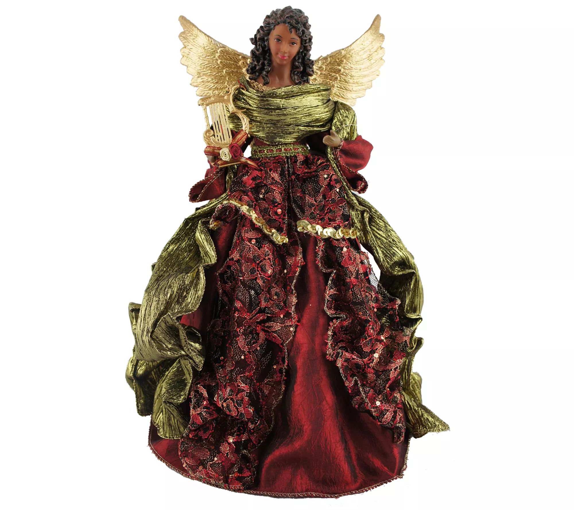 16" Christmas Angel Tree Topper by Santa's Workshop