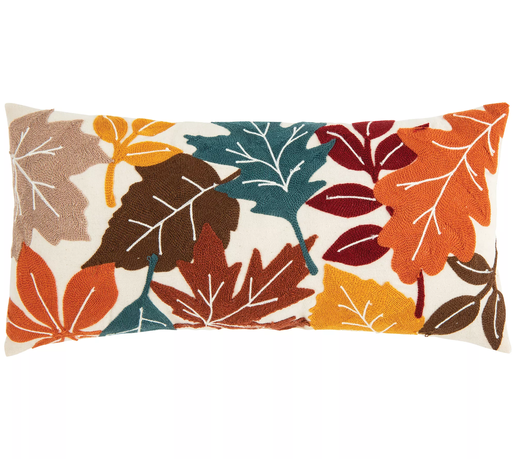 10" x 20" Fall leaves Pillow by Valerie