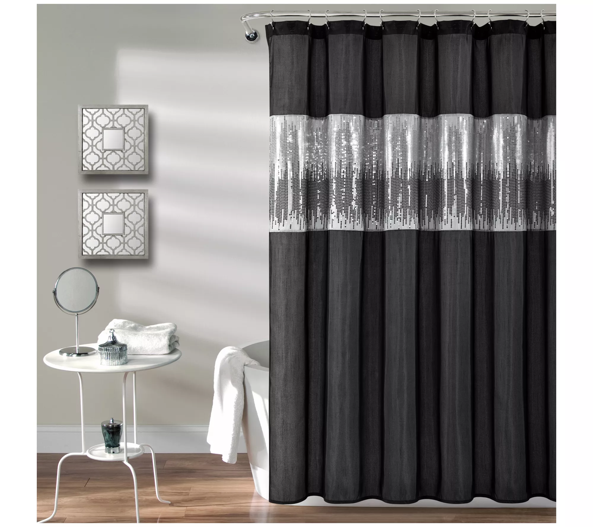 Night Sky Shower Curtain by Lush Decor