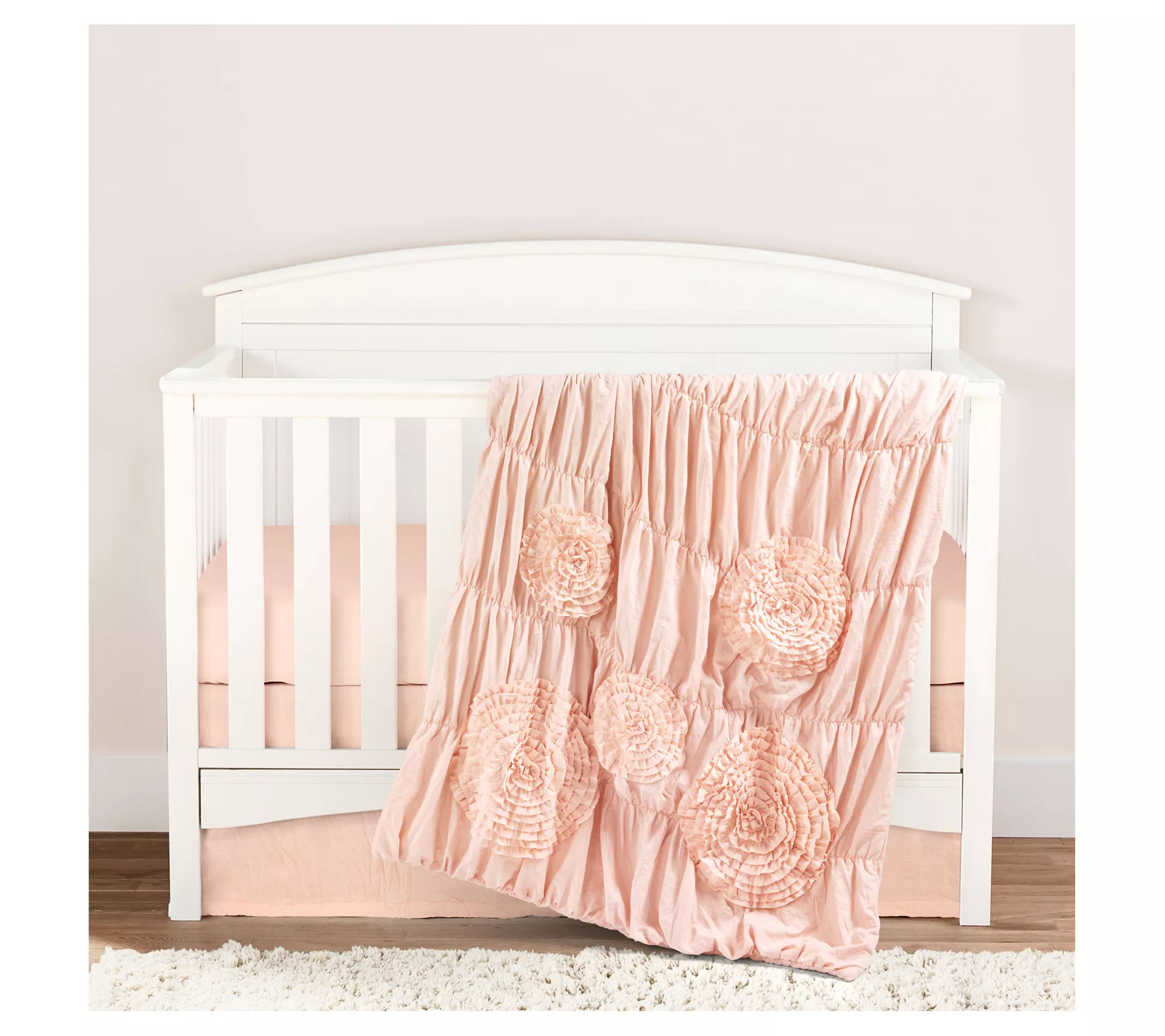 Lush Decor Serena Embellished Crib Bedding Set